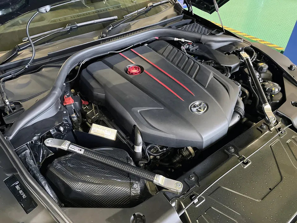 HKS CARBON BRACE Full Set (Front & Rear) - Toyota GR Supra