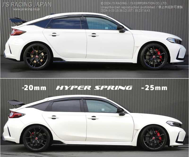 J'S RACING - HYPER SPRING Lowering Spring for Honda Civic Type R FL5