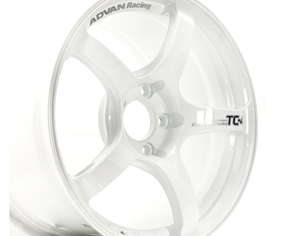 Yokohama Advan Racing TC-4 5X114.3 WMR Racing Whitemetallic Ring