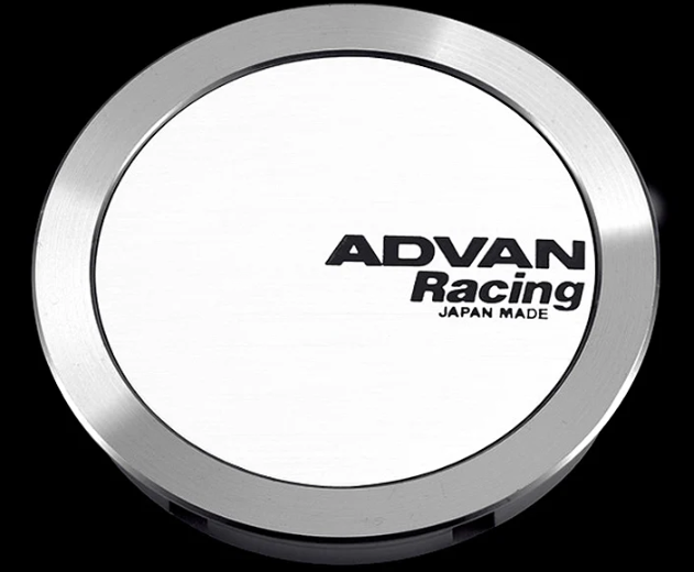 Yokohama Advan Racing White Alumite Center Cap Φ73